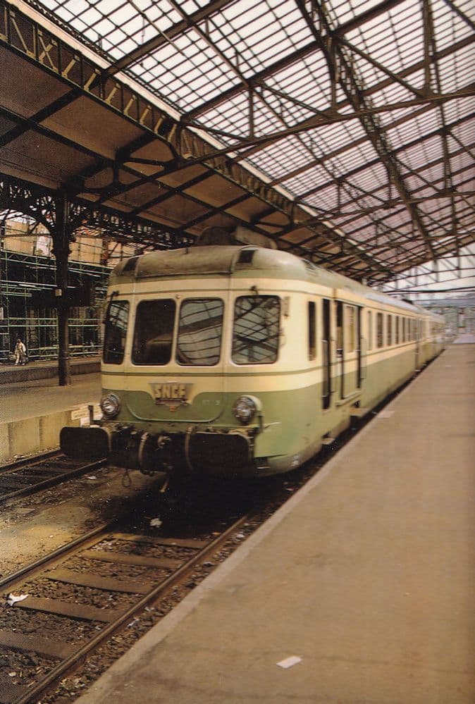 RGP2 Train En Gare De Brive French Train Railway Station Postcard