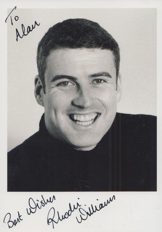 Rhodri Williams Hand Signed Photo