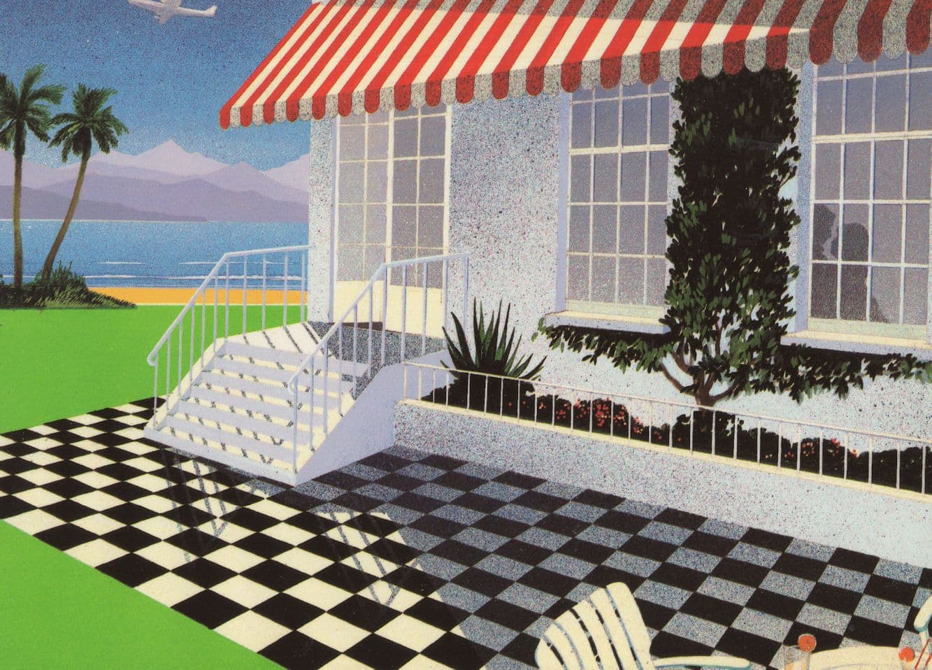 Richard Akerman Hallo & Goodbye Painting Postcard