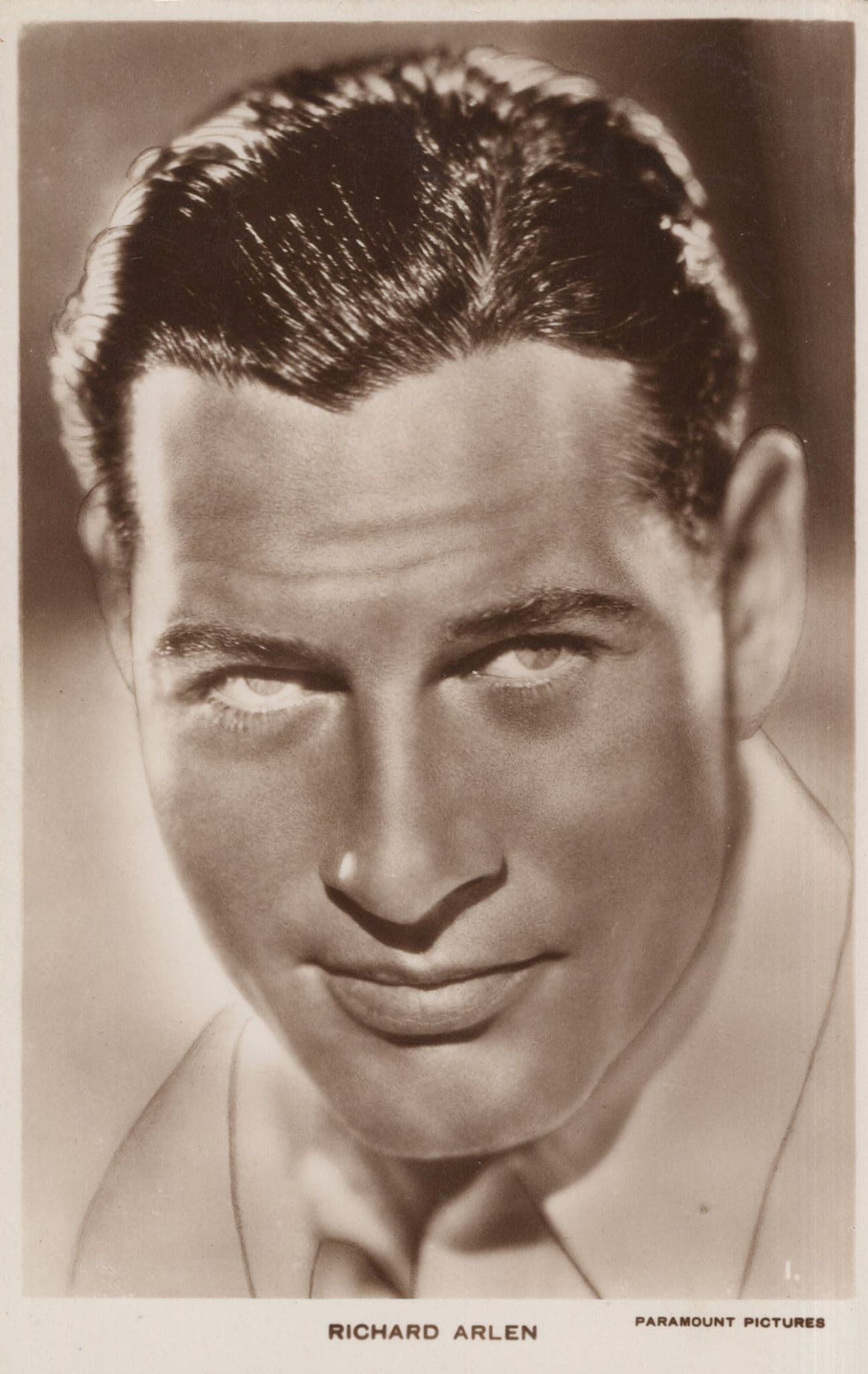 Richard Arlen Paramount Pictures Milton Hollywood Photo Postcard