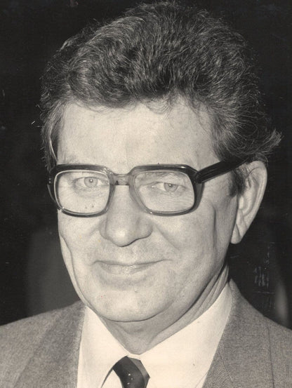 Richard Baker BBC Vintage Newsreader 1988 Large Press Photo