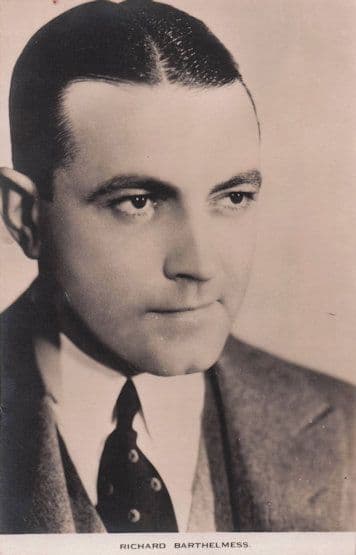 Richard Barthelmess Film Weekly Old Actor PB Real Photo Postcard