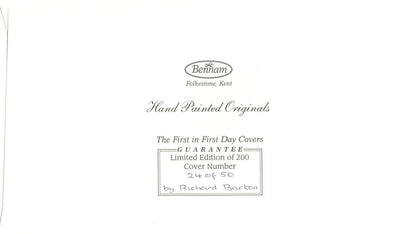 Richard Barton DNA Benham LIMITED EDITION OF 50 Hand Signed FDC
