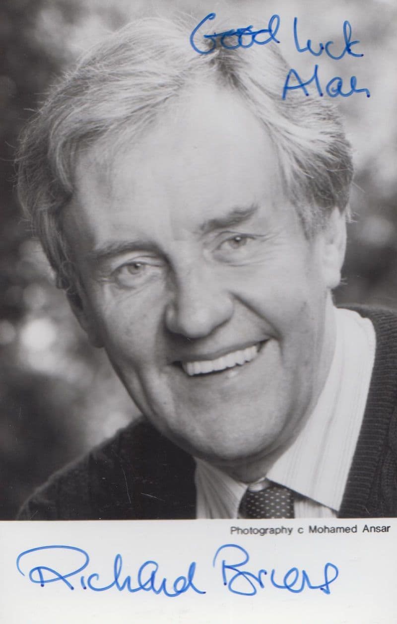 Richard Briers The Good Life Vintage Career Hand Signed Photo