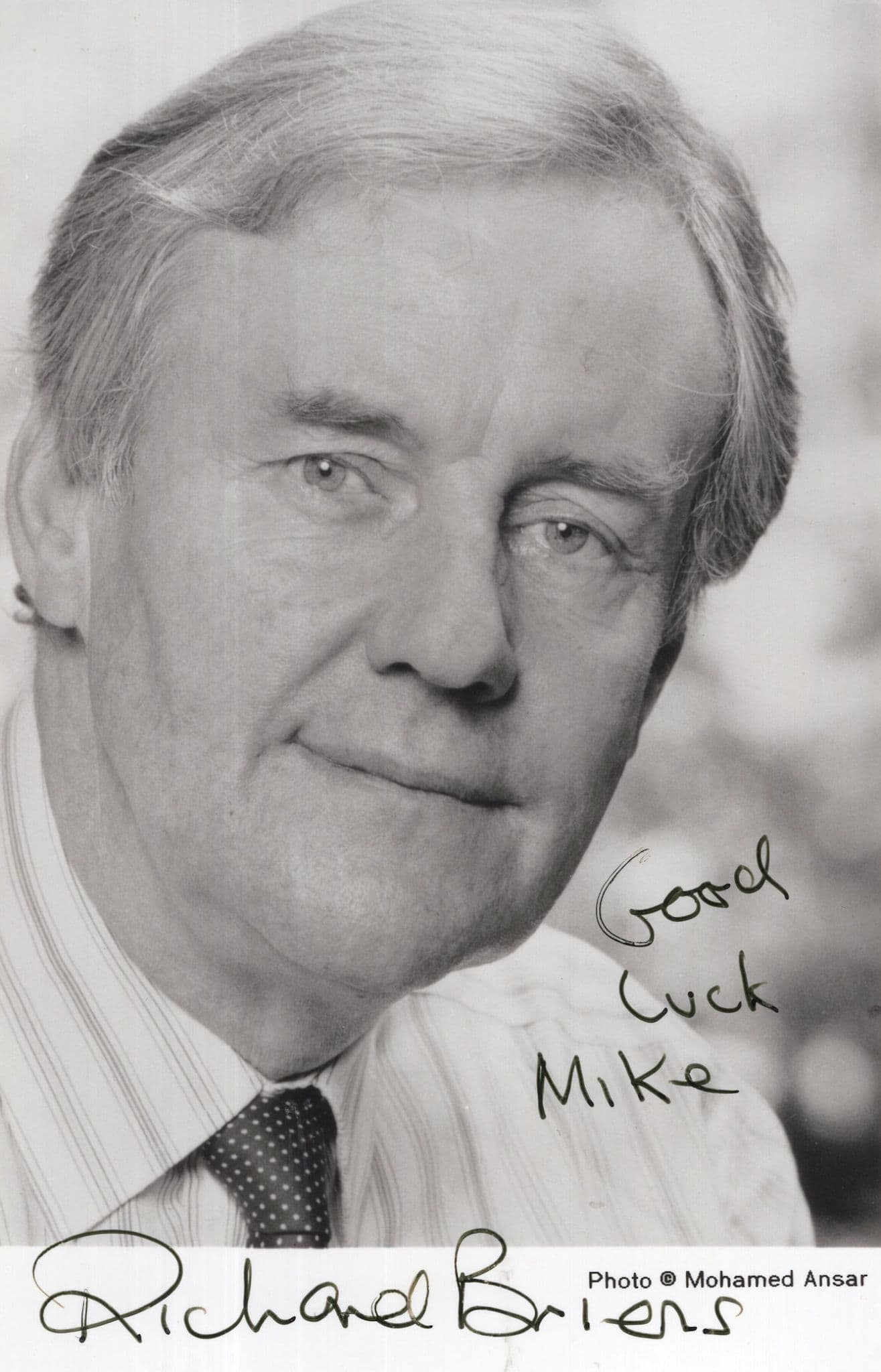 Richard Briers The Good Life Vintage Hand Signed Photo