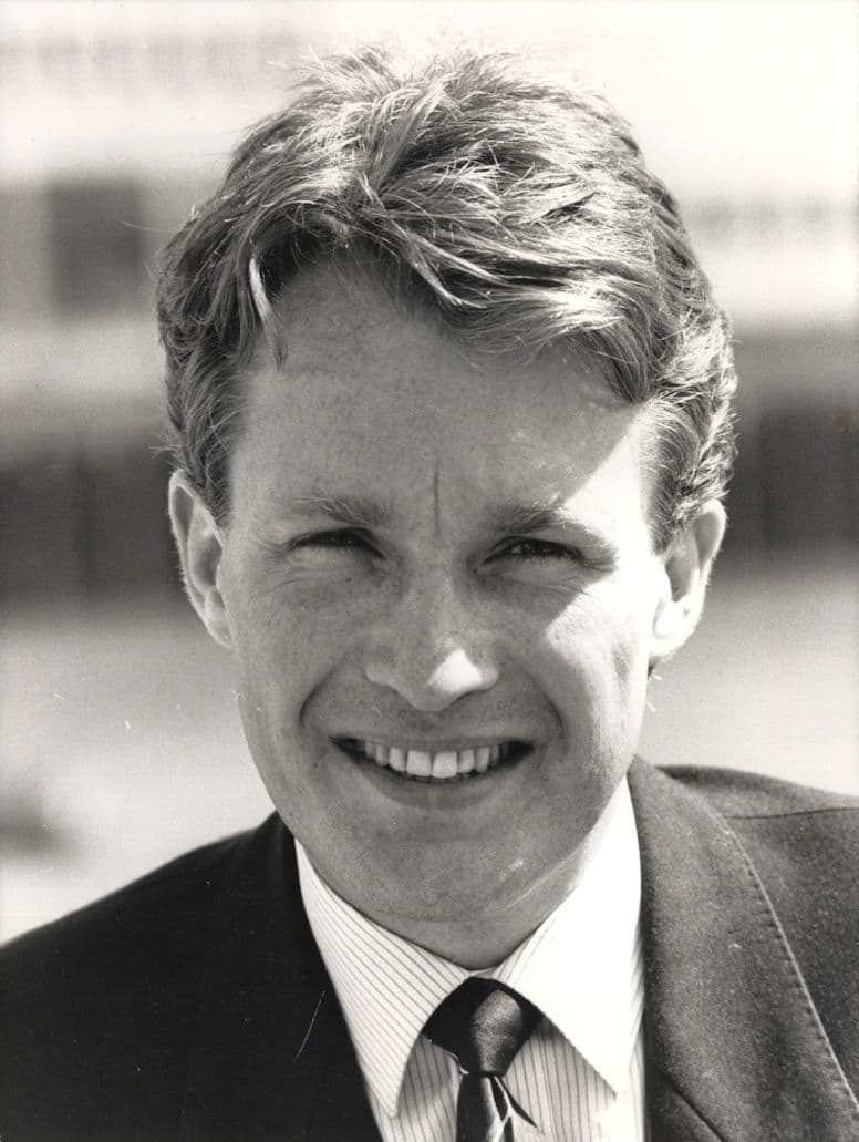 Richard Edgar Falklands War Joins BBC TV Weatherman Team 1988 Press Photo