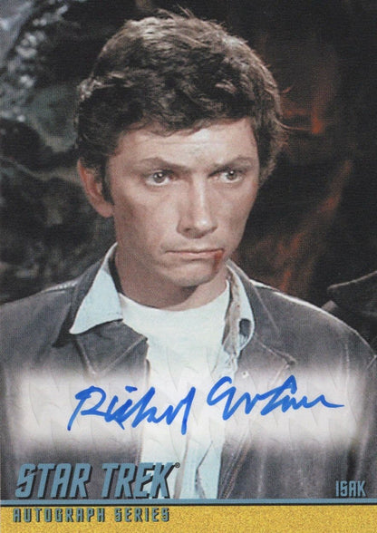 Richard Evans Star Trek The Original Series Rare Autograph Card