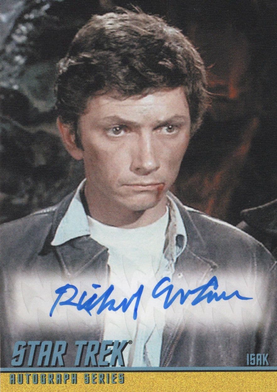 Richard Evans Star Trek The Original Series Rare Autograph Card