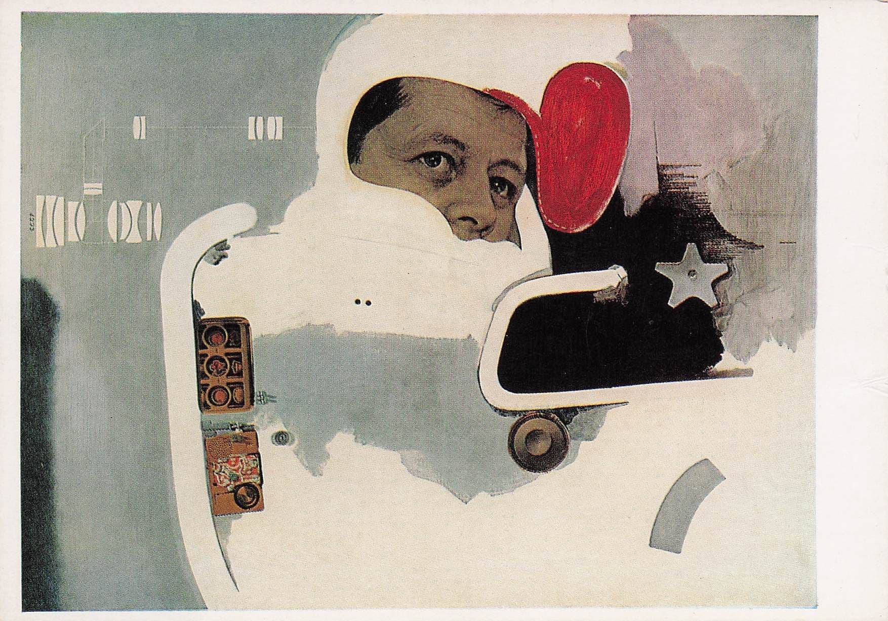 Richard Hamilton A Definitive Statement In Men's Wear Painting Postcard