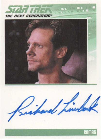Richard Lineback as Lomas Star Trek Hand Signed Photo Card
