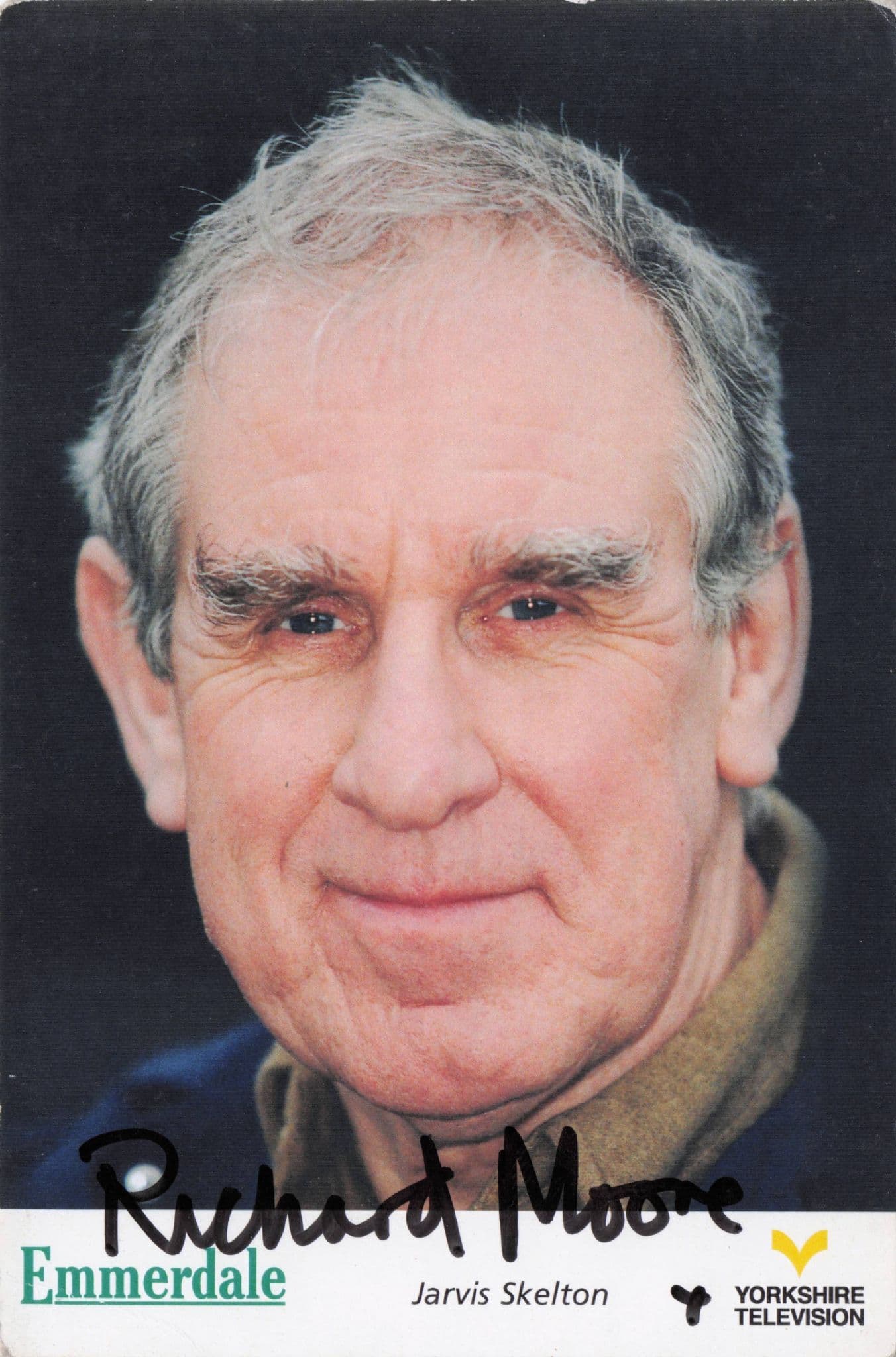 Richard Moore as Jarvis Skelton Emmerdale Hand Signed Photo