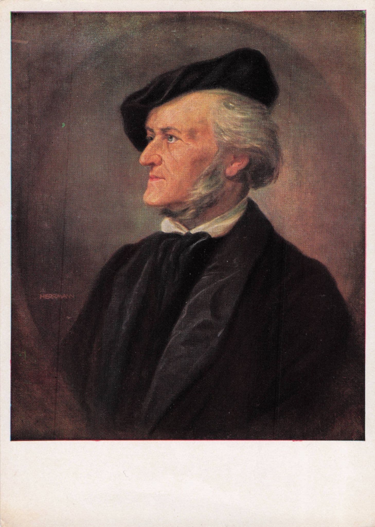 Richard Wagner A Hermann German Painting Postcard