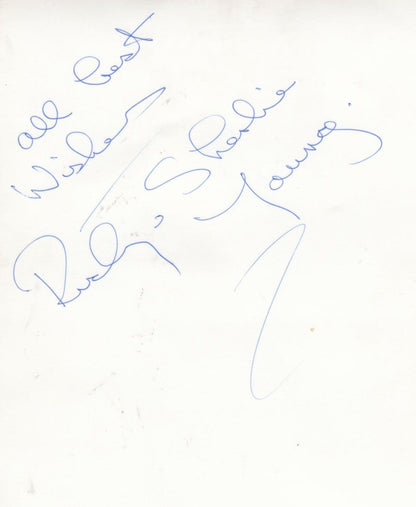 Ricky & Sherlie Young Jimmy Laycock Hand Signed Giant Photo & Private Letter