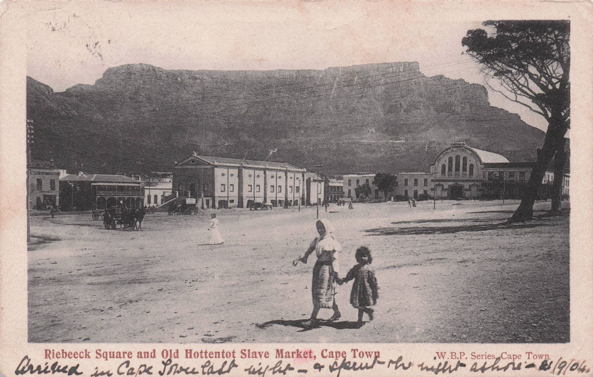Riebeeck Square Old Hottentot Slave Market South Africa Postcard