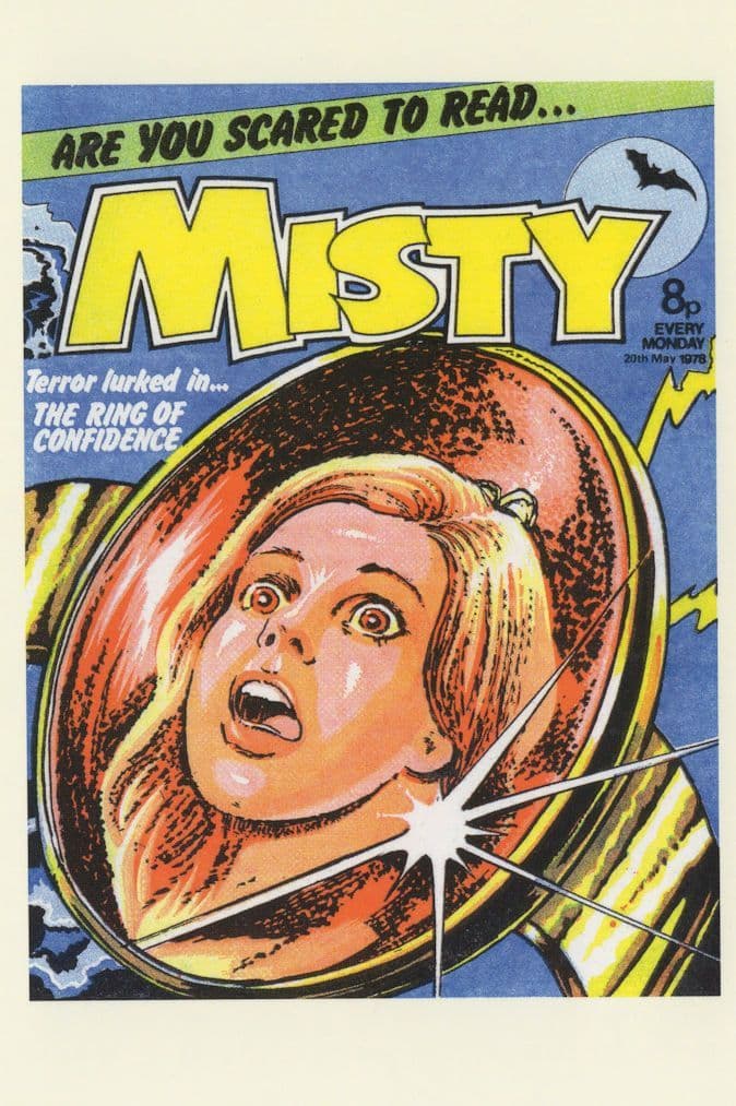 Ring Of Confidence Cursed Jewellery Misty Girls Comic Postcard