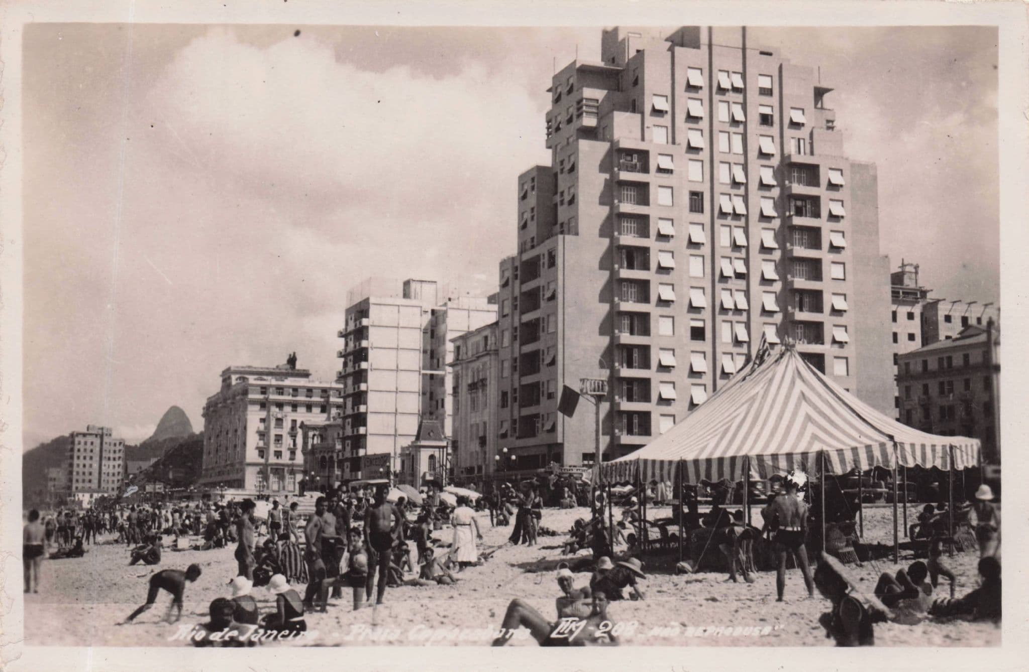 Rio De Janeiro Hotel Gloria South American Photo Postcard
