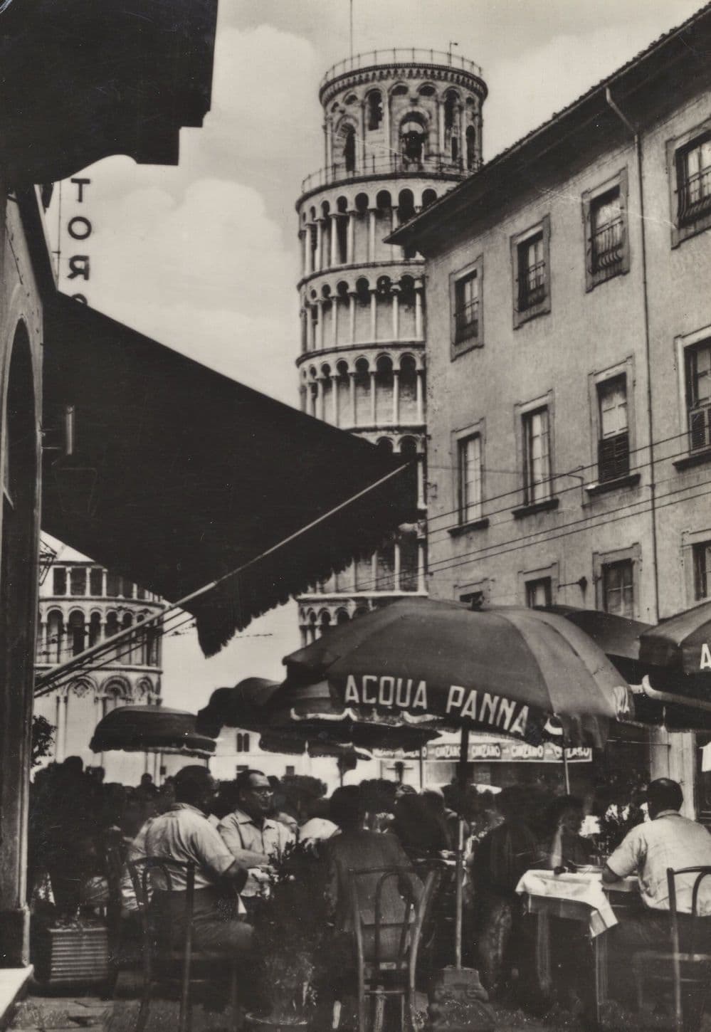 Ristorante Antonietta Piazza Duomo Pisa Italy RPC Postcard
