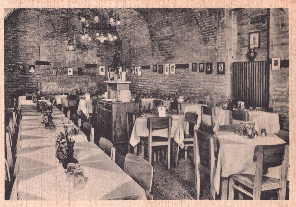 Ristorante Guido Siena Italy Tuscany Restaurant Old Postcard