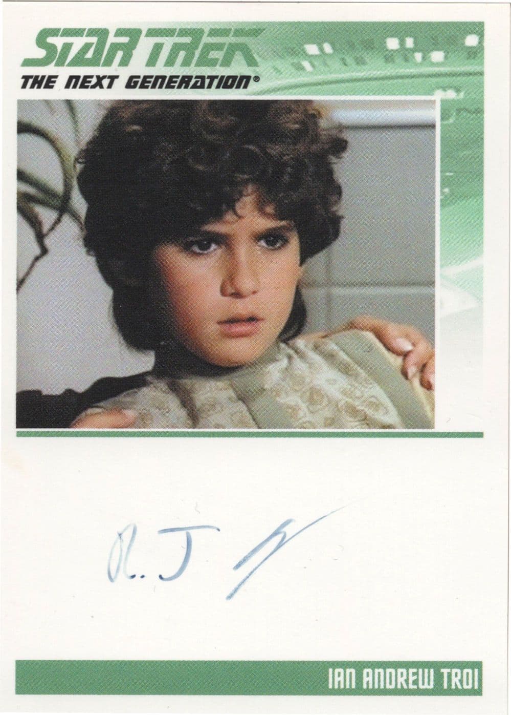 RJ Williams Star Trek Hand Signed Autograph Photo Card