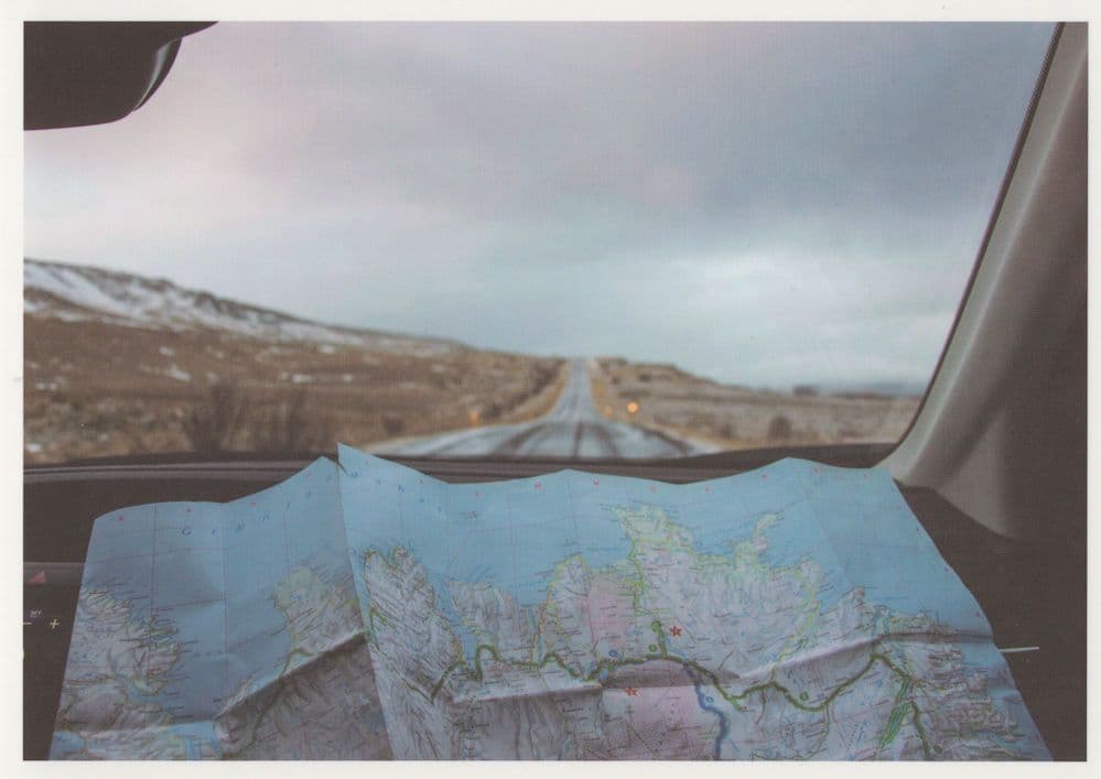 Road Map Street Geography Map Lost Car Rear Windscreen Postcared