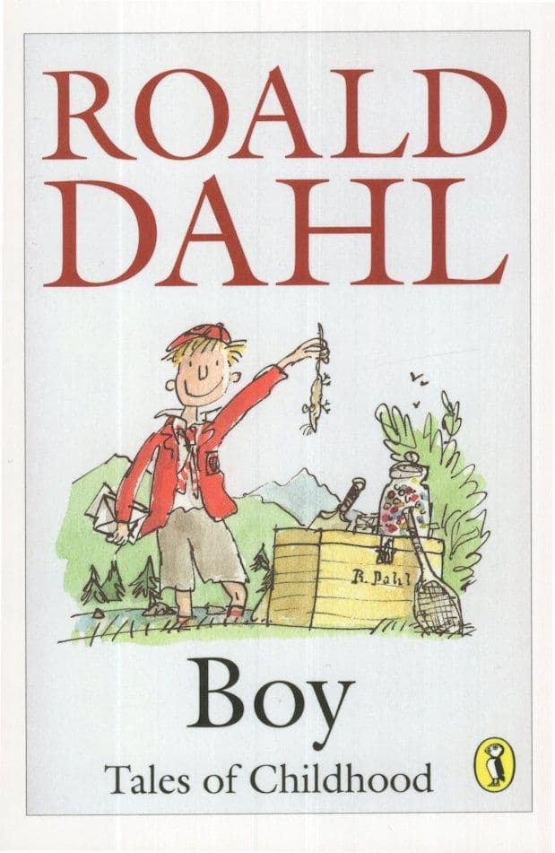 Roald Dahl Boy Tales Of Childhood 1984 Book Postcard