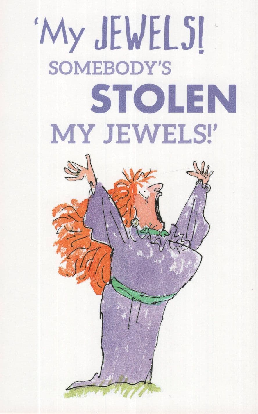 Roald Dahl Giraffe & The Pelly And Me My Jewels Postcard