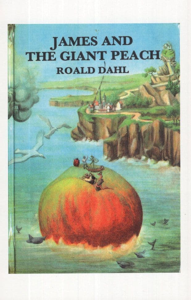 Roald Dahl James & The Giant Peach 1968 Book Postcard