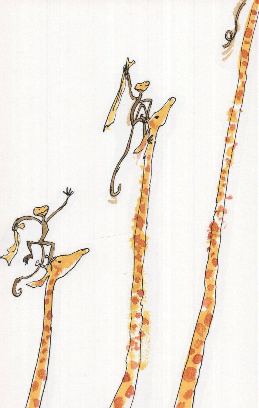 Roald Dahl The Giraffe & The Pelly And Me Long Necks Postcard