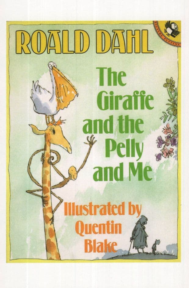 Roald Dahl The Giraffe & The Pelly & Me 1987 Book Postcard