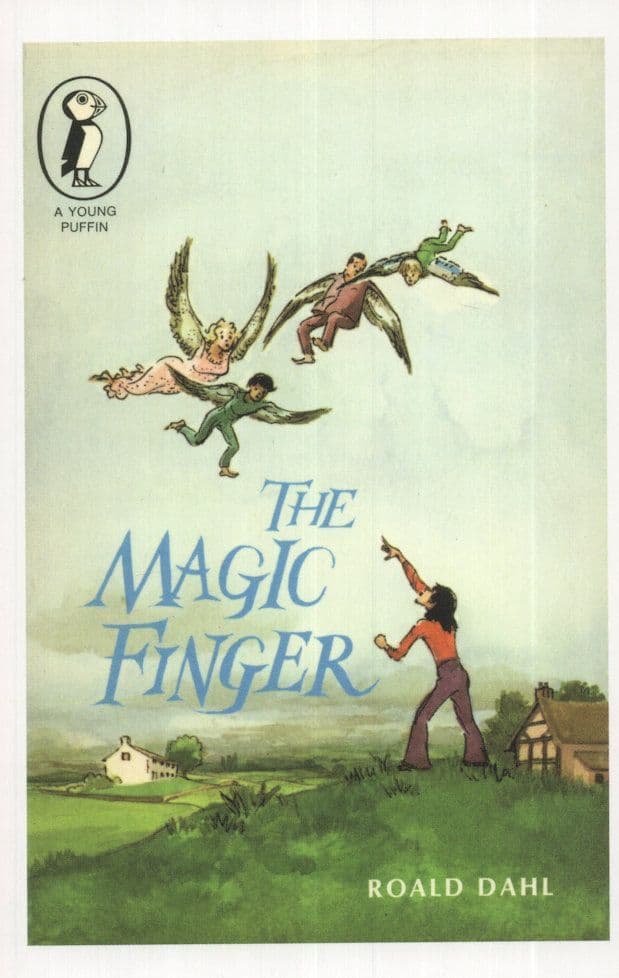 Roald Dahl The Magic Finger 1974 Book Postcard