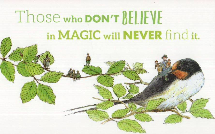 Roald Dahl The Minpins Dont Believe In Magic Postcard