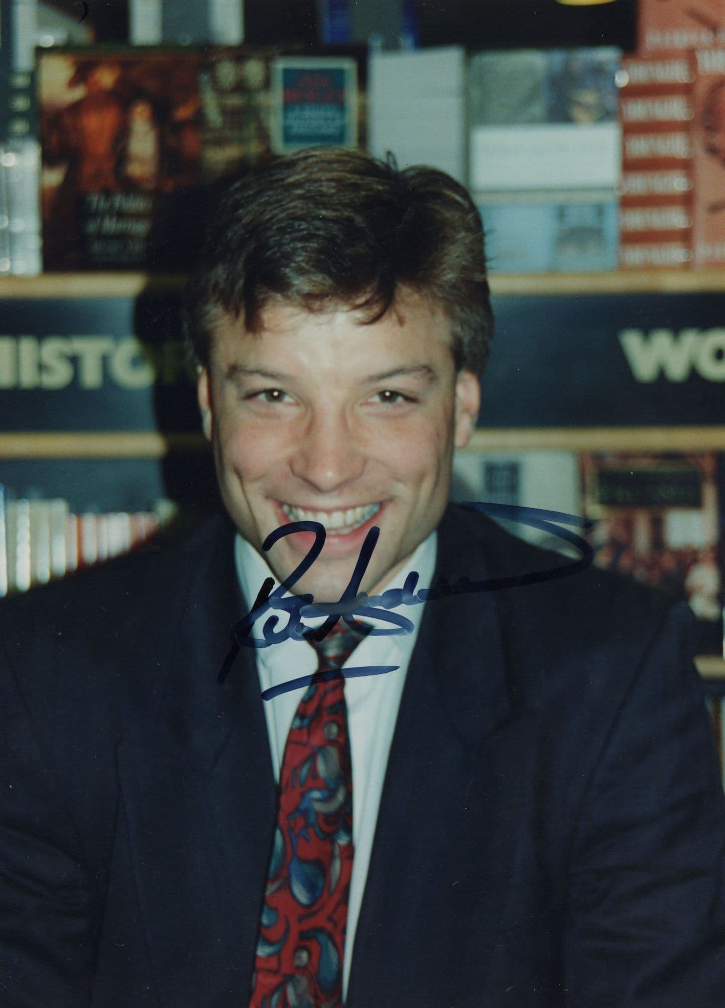 Rob Andrew Newcastle Sussex Rugby Union Large Hand Signed Photo