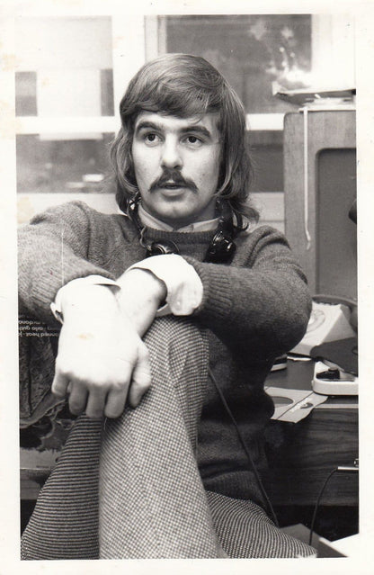 Robbie Vincent Radio DJ London LBC Soul Music Band Manager Hand Signed Photo