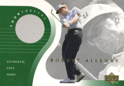 Robert Allenby Original Worn Shirt Golf Tour Rare Limited Threads Card