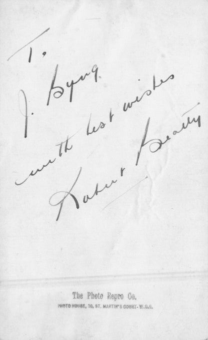 Robert Beatty Pink Panther Where Eagles Dare DOUBLE Hand Signed Photo