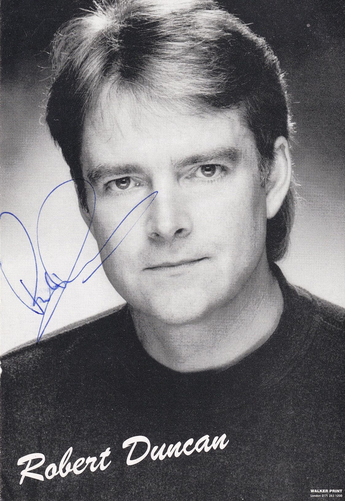 Robert Duncan Drop The Dead Donkey Hand Signed Photo
