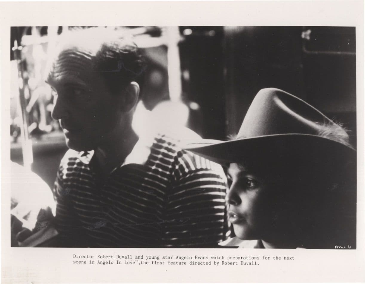 Robert Duvall Filming Angelo My Love 10x8 Movie Monochrome Film Publicity Photo