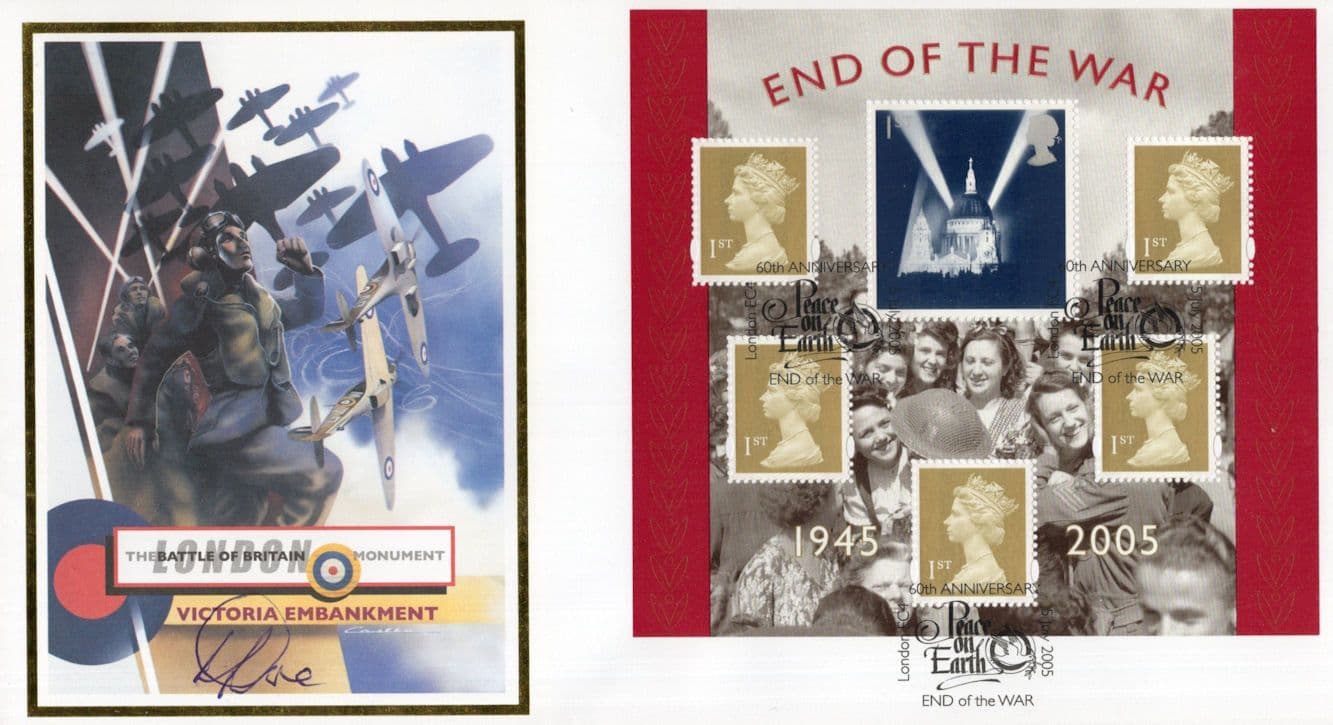 Robert Francis Doe WW2 End Of The War Burma Campaign Hand Signed FDC