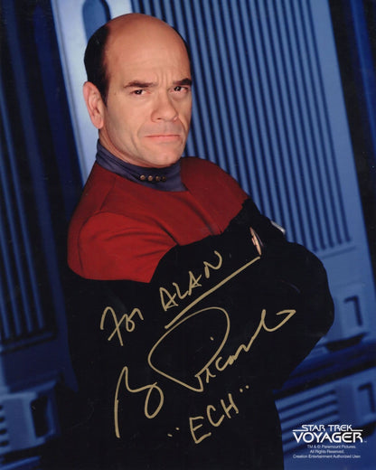Robert Picardo Star Trek Ultimate 10X8 Hand Signed & Event COA 2x Photo