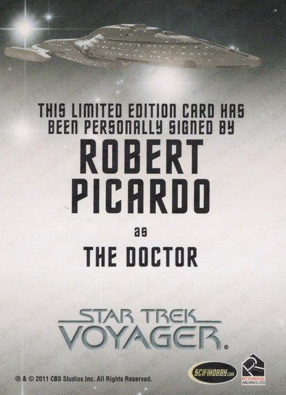 Robert Picardo Star Trek Voyager Heroes & Villains Signed Autograph Card