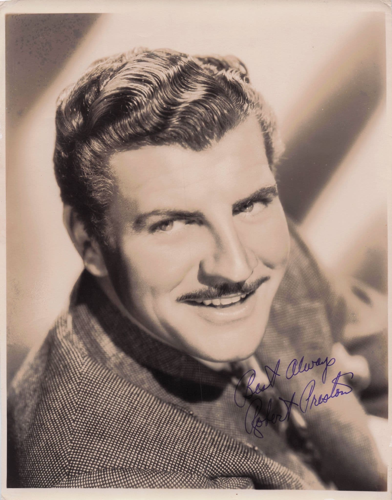Robert Preston Antique 10x8 Hand Signed Photo