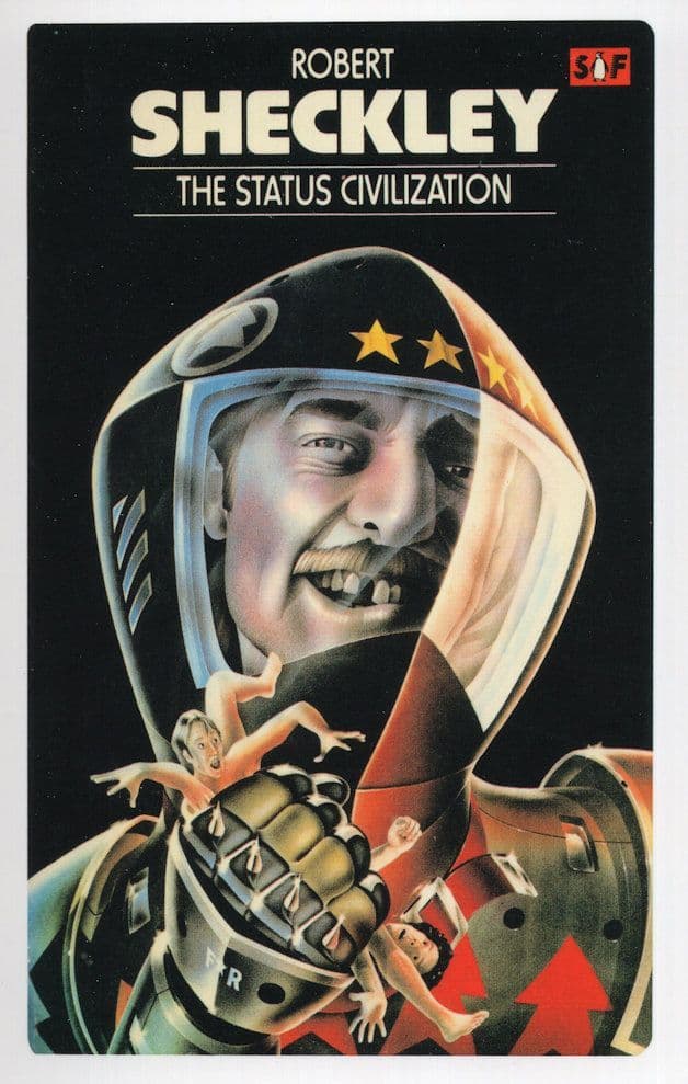 Robert Sheckley The Status Civilization 1979 Book Postcard
