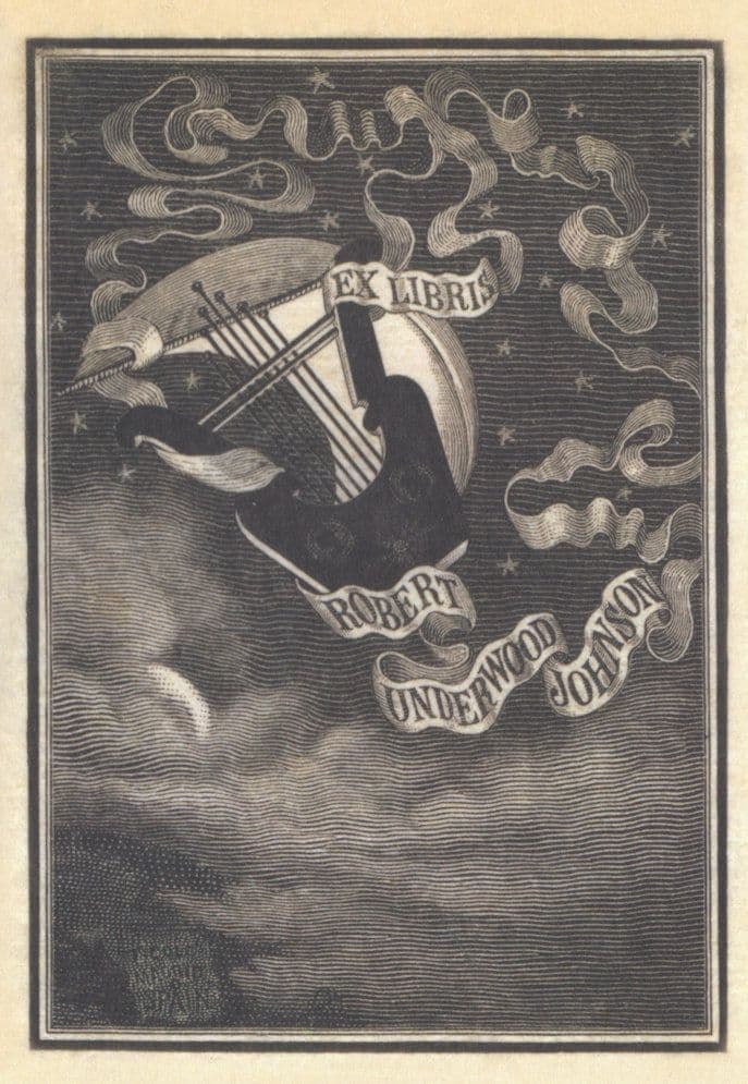 Robert Underwood Johnson Founder Yosemite National Park Bookplate Postcard
