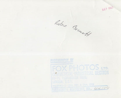 Robin Beckett Norfolk Water Skiing Slalom Sports Hand Signed Press Photo