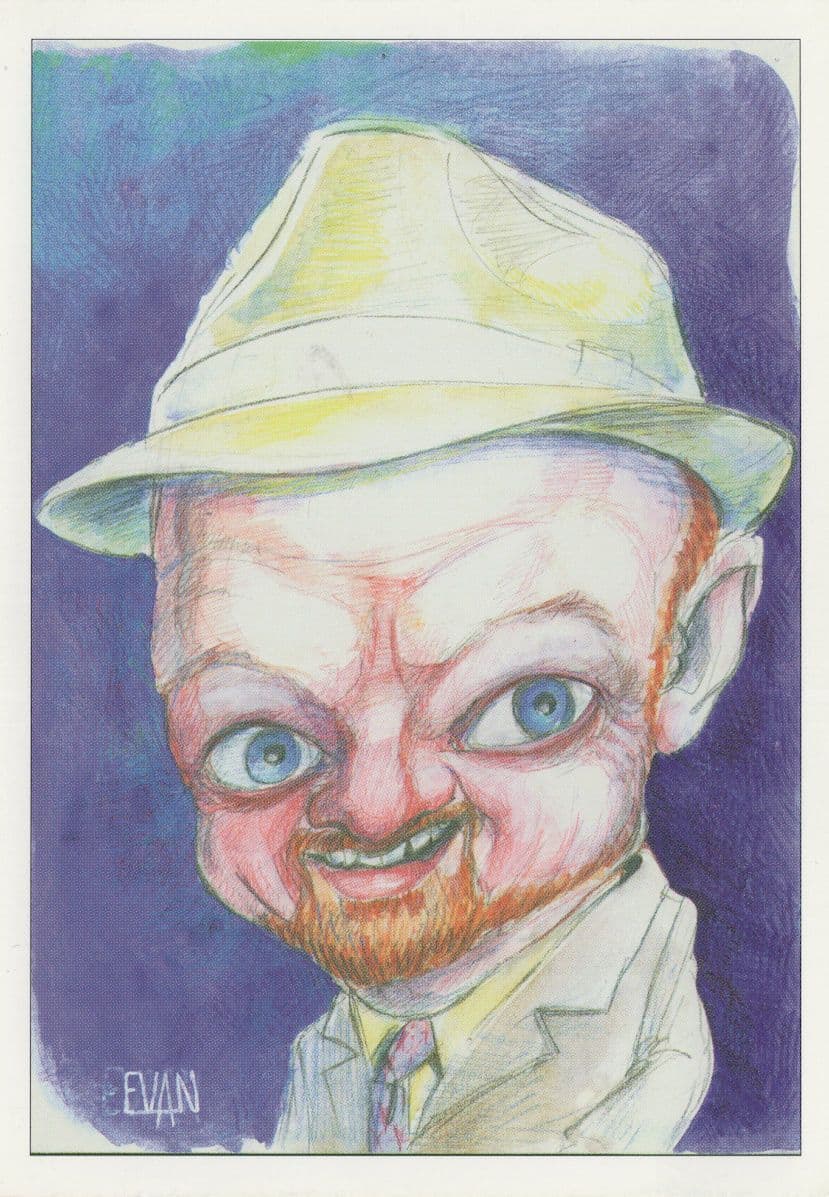 Robin Cook Labour Party 1997 Election Comic Caricature Postcard
