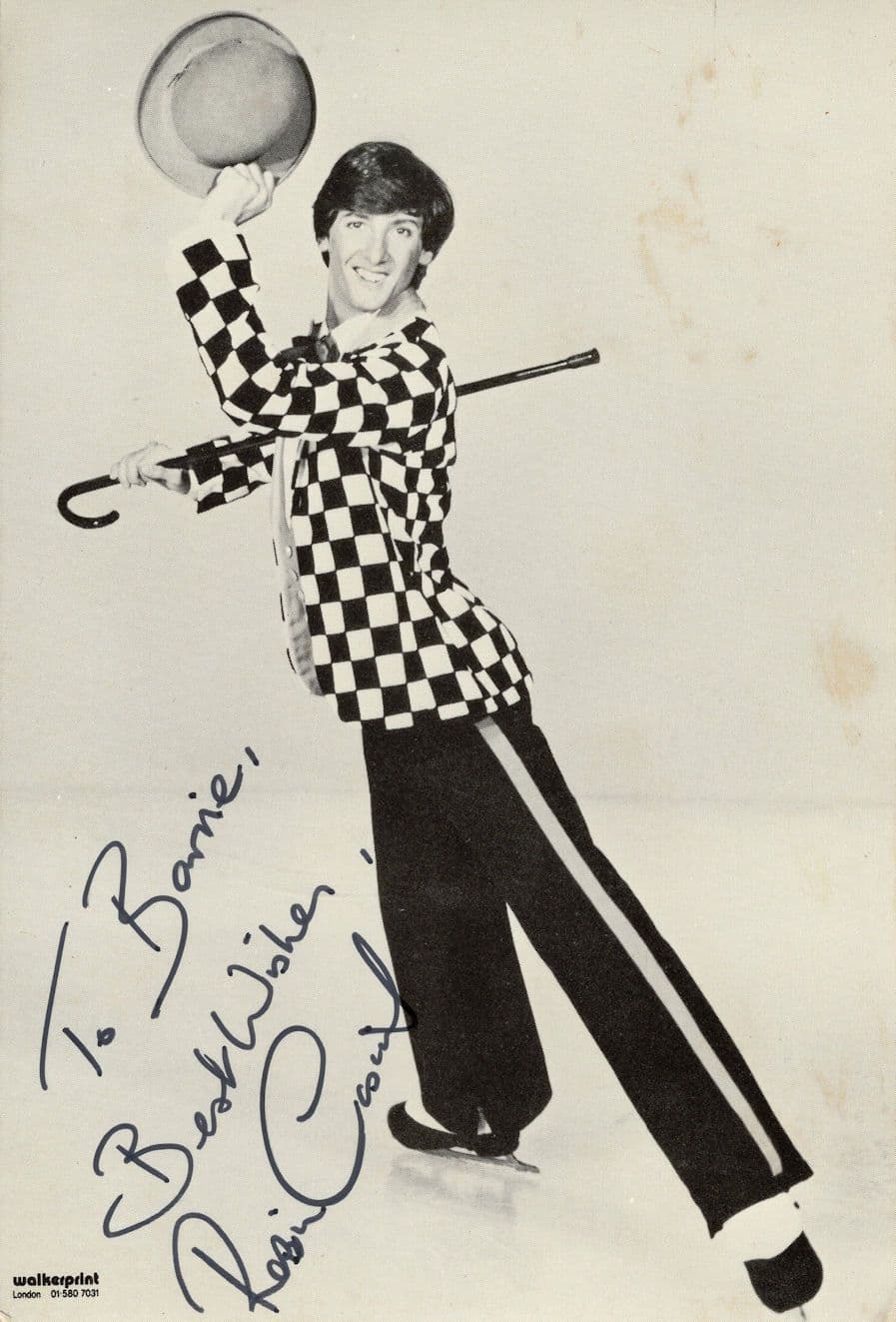Robin Cousins Olympic Ice Skater Vintage Hand Signed Photo