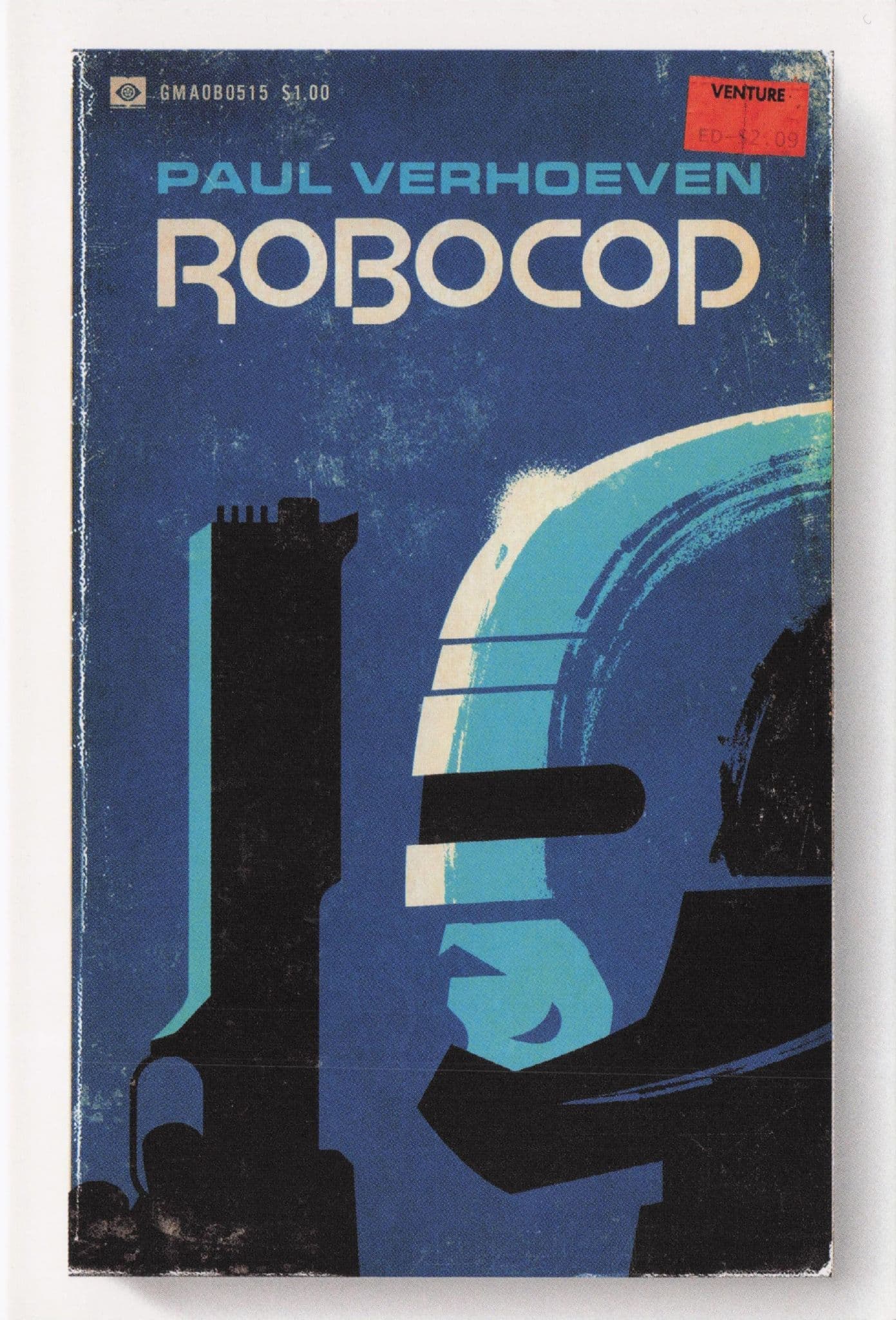 Robocop Paul Verhoeven Film Movie As Rare Old Book Cover Postcard