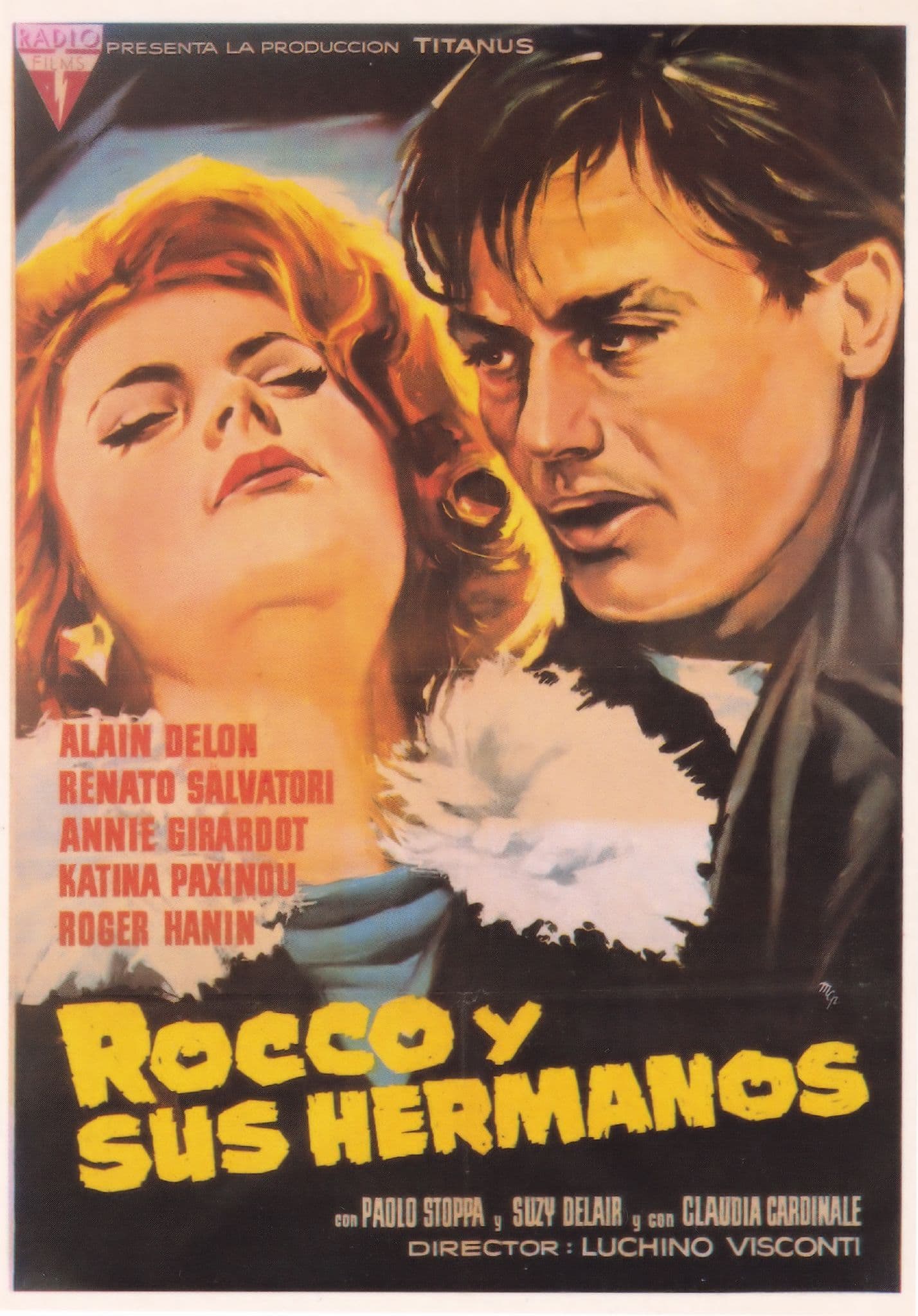 Rocco & His Brothers Rocco Sus Hermanos Italian Film Poster Postcard