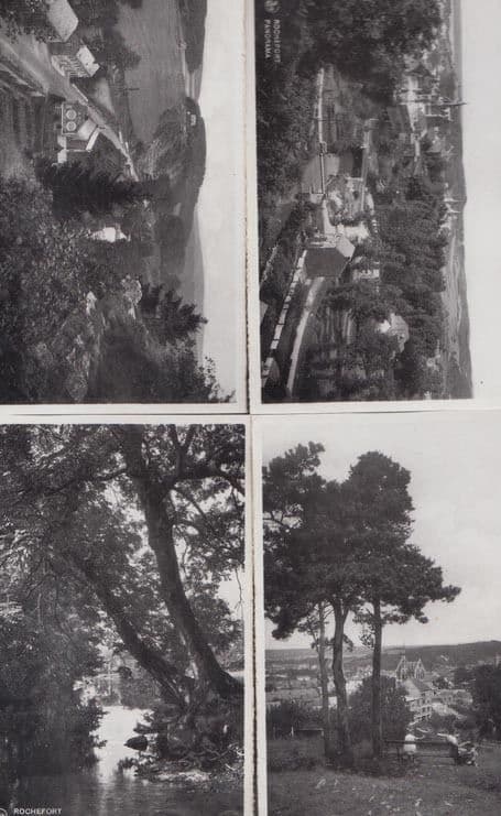 Rochefort 4x Aerial & Town Real Photo Postcard