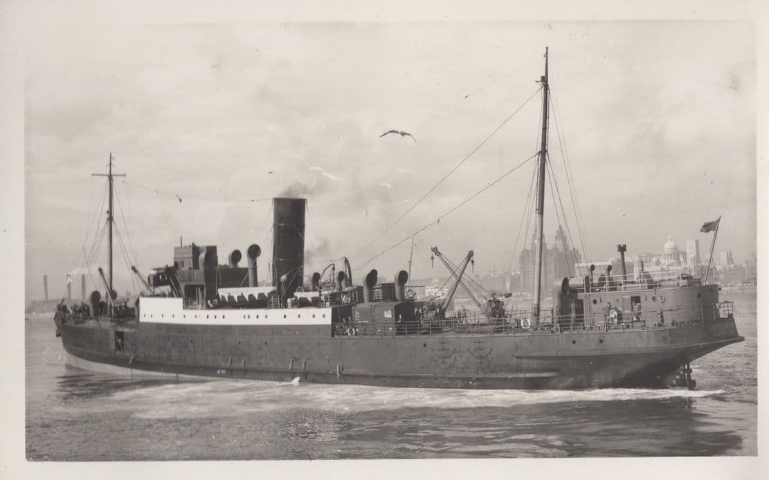 Rockabill 1931 Ship Vintage Rare Photo